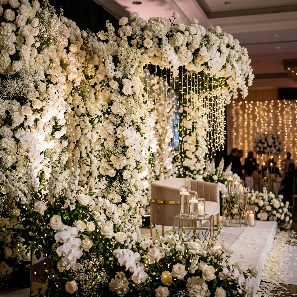 Elegant Floral Stages